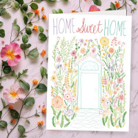 Félicitations New Home Sweet Garden Door Custom