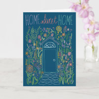 Félicitations New Home Sweet Garden Door Custom
