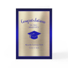 Félicitations Nom Classe de 2025 Blue Gold