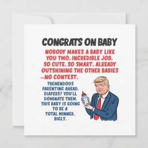 Carte Félicitations Nouveau bébé