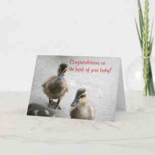 Carte Félicitations Nouveau bébé, vide