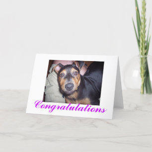 Carte Félicitations Nouveau Chien