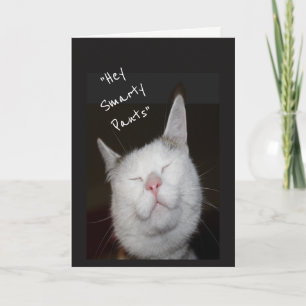 Carte Félicitations Nouveau Humour à domicile Kitten Ani