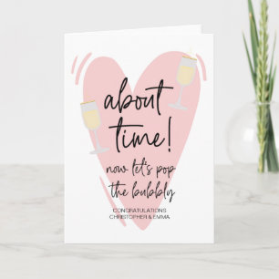 Carte Félicitations Nouveau Monsieur et Madame la Fiança