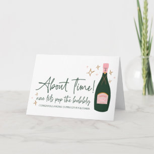 Carte Félicitations Nouveau Monsieur et Madame la Fiança