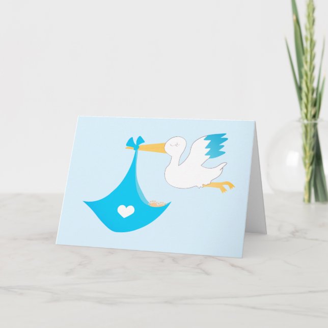 Carte Félicitations Nouveau Né Bébé (Devant)