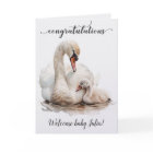 Félicitations Nouvelle Bébé Swan Mère