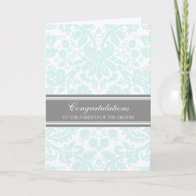 Carte Félicitations Parents de la salle Sky Blue (Devant)