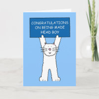 Félicitations pour avoir été nommé chef de classe