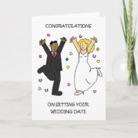 Félicitations pour avoir fixé la date du Mariage