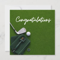 Félicitations pour golfeur