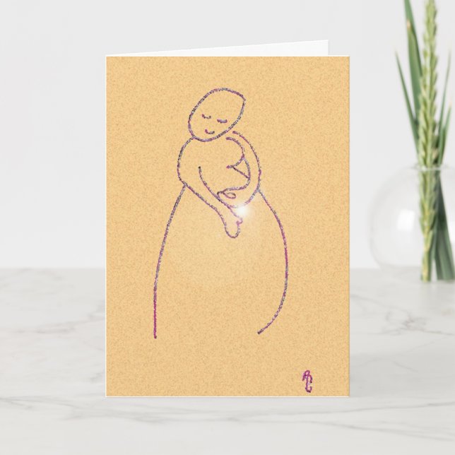 Carte Félicitations pour grossesse (Devant)