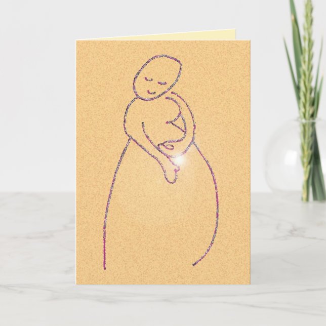 Carte Félicitations pour grossesse (Devant)