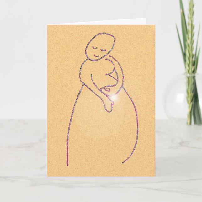 Carte Félicitations pour grossesse (Devant)