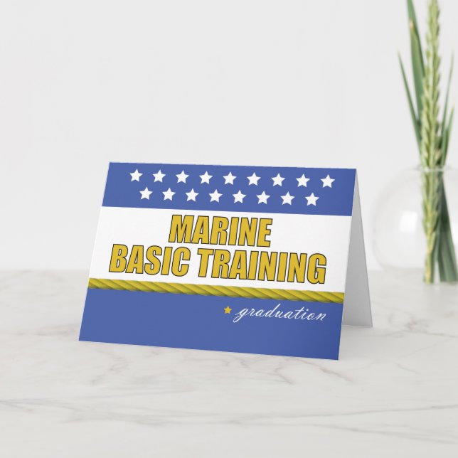 Carte Félicitations pour la formation de base en mer (Devant)
