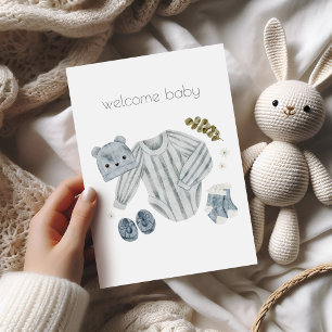 Carte Félicitations pour la naissance de votre petit gar
