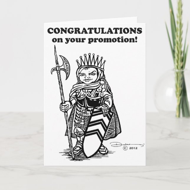 Carte Félicitations pour la promotion (Devant)