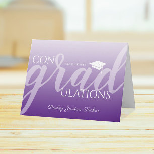 Carte Félicitations pour la remise des diplômes Moderne 