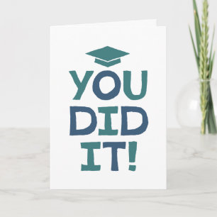 Carte Félicitations pour la remise des diplômes vous ave