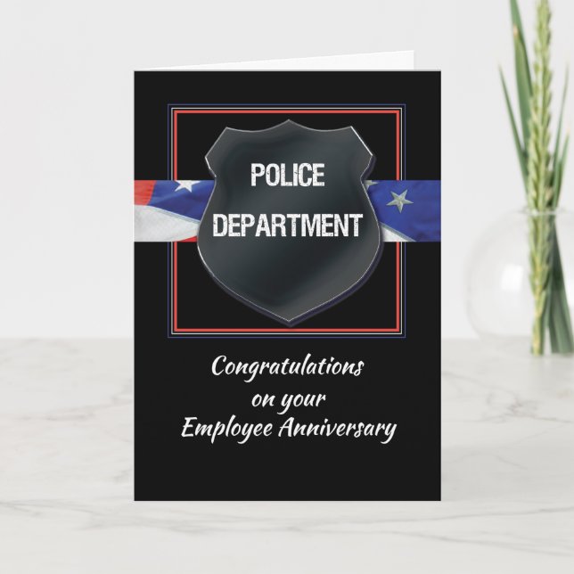 Carte Félicitations pour l'anniversaire de l'employé de  (Devant)