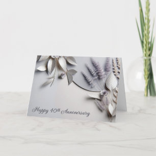 Carte Félicitations pour le 40e anniversaire du Mariage