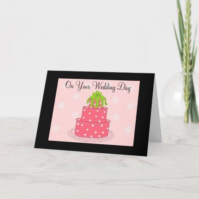 Carte Félicitations pour le jour du mariage (Devant)