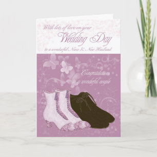 Carte Félicitations pour le jour du mariage de la nièce