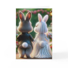 Félicitations pour le mariage de lapin