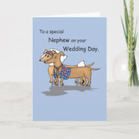 Félicitations pour le mariage des Daschunds du nev