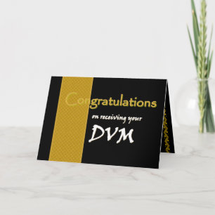 Carte Félicitations pour le NOM PERSONNALISÉ - DVM