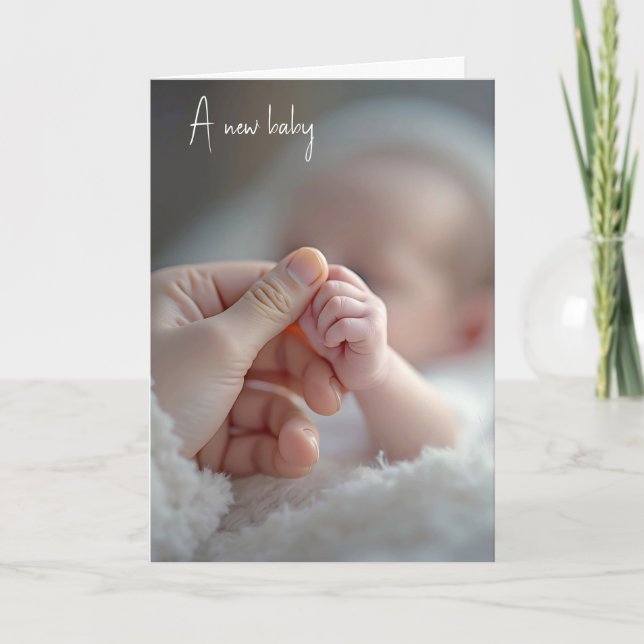 Carte Félicitations pour le nouveau bébé (Devant)