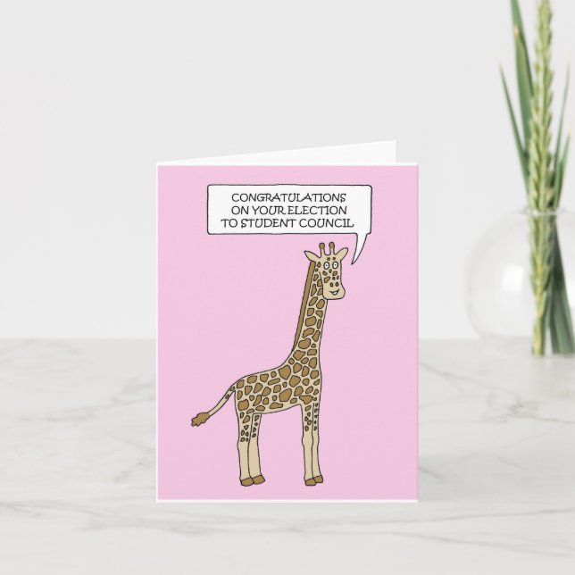 Carte Félicitations pour l'élection au conseil scolaire (Devant)