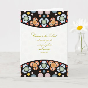 Carte Félicitations pour les diplômes religieux Proverbe