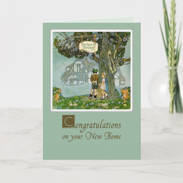 Carte Félicitations pour New Home, Storybook (Devant)