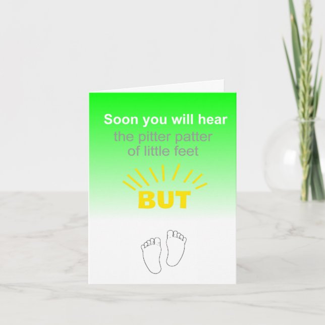 Carte Félicitations pour nouveau bébé (Devant)