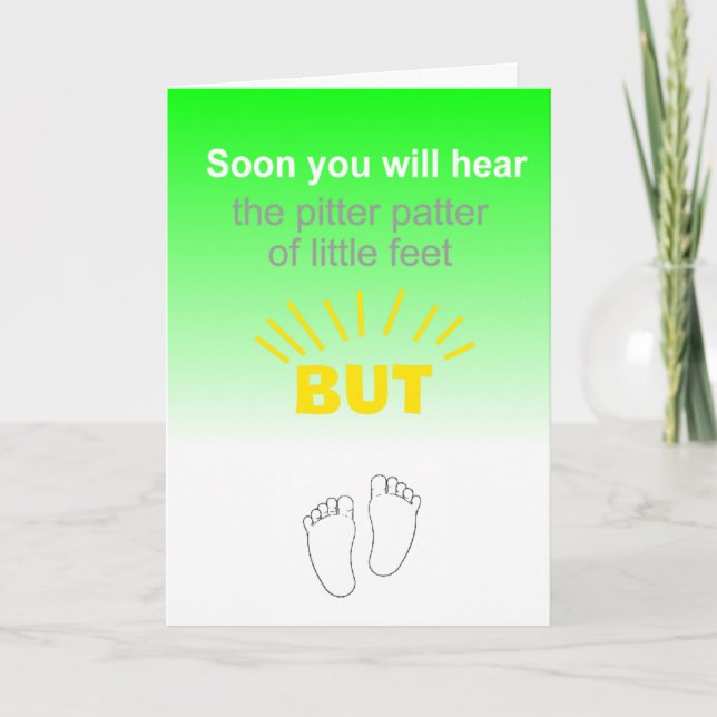 Carte Félicitations pour nouveau bébé (Devant)