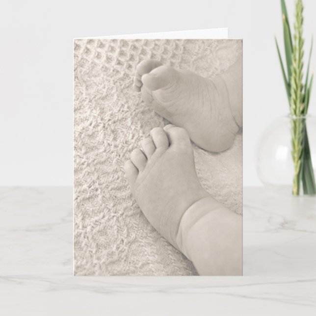 Carte Félicitations pour un nouveau bébé (Devant)