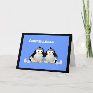 Carte Félicitations pour vos voeux jumeaux
