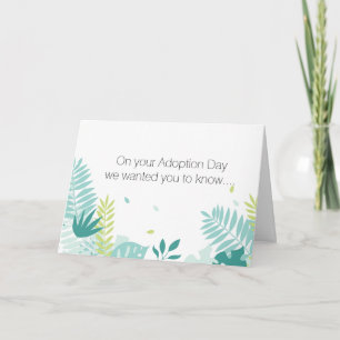 Carte Félicitations pour votre adoption