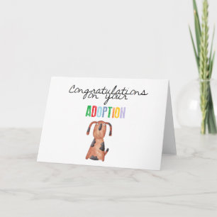 Carte Félicitations pour votre adoption