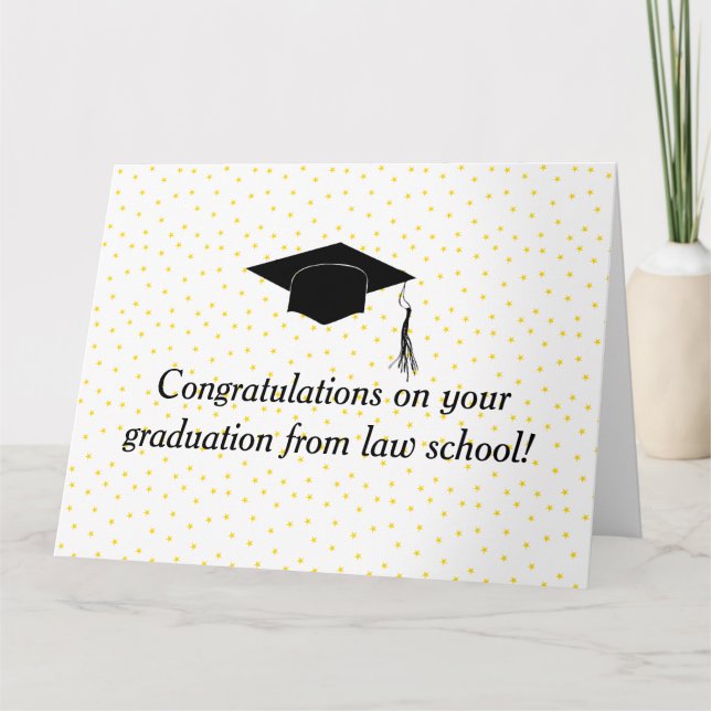 Carte Félicitations pour votre diplôme (Devant)