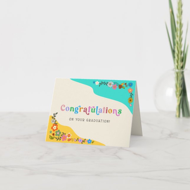 Carte Félicitations pour votre diplôme ! (Devant)