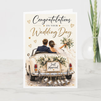 Carte Félicitations pour votre jour de mariage