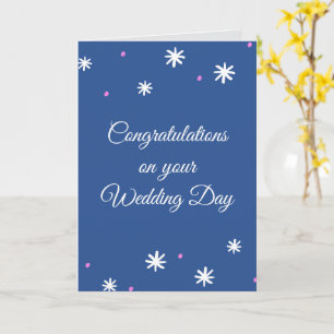 Carte Félicitations pour votre jour de mariage