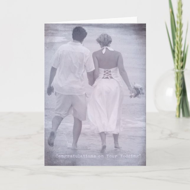Carte Félicitations pour votre mariage (Devant)