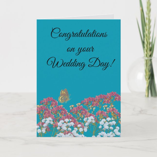 Carte Félicitations pour votre mariage (Devant)