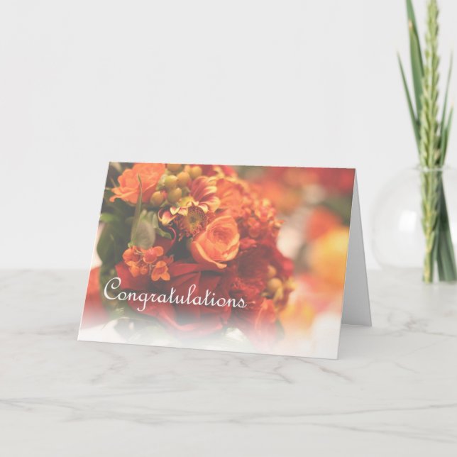Carte Félicitations pour votre mariage ! (Devant)
