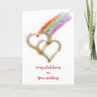 Félicitations pour votre mariage lesbien ou gay 