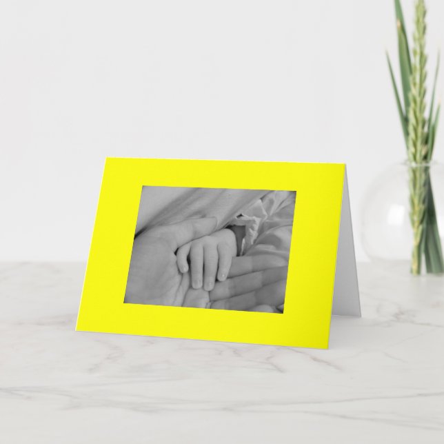 Carte Félicitations pour votre nouveau bébé (Devant)