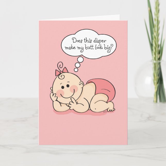 Carte Félicitations pour votre nouveau bébé Diva (Devant)